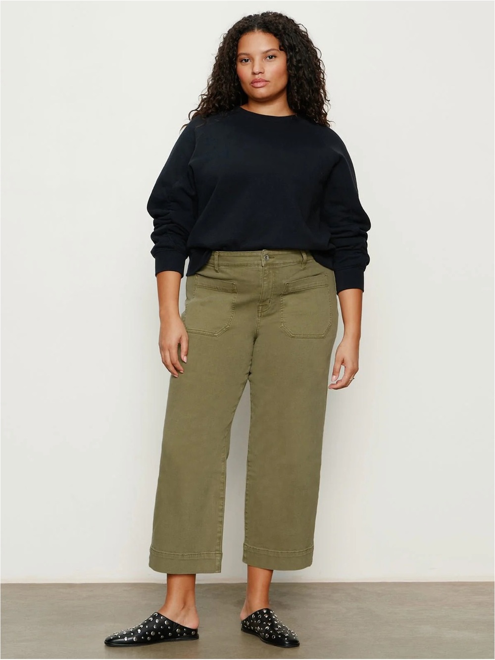 NWT Sanctuary Marine Pant Olive 14